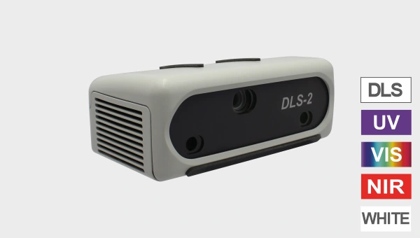 Scanning unit in a black housing.