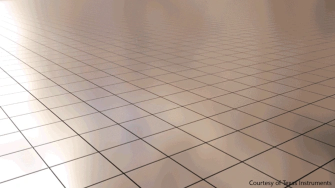 Showing how Texas Instruments DLP® Technology  works. <br />Courtesy of Texas Instruments