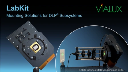 Graphic showing V-Modules built in LabKit mounting solutions.