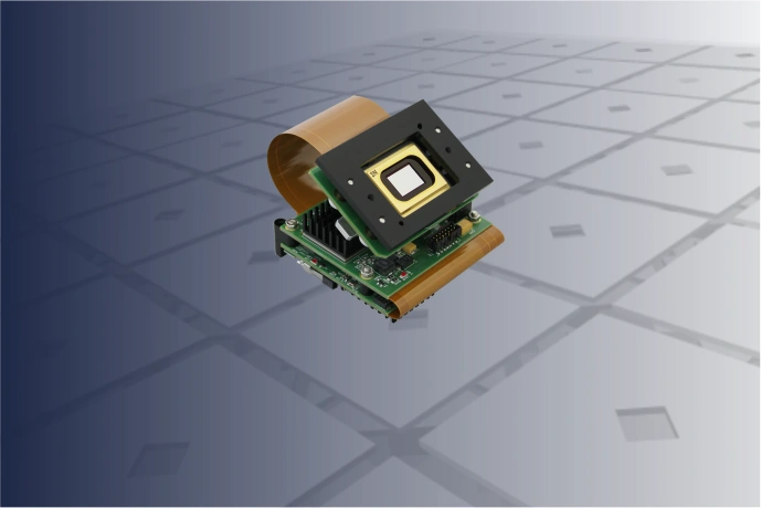 Hi-Speed Module V-7000 with a flex cable in rigid length. Clicking on the box leads to the two available options of V-7000.